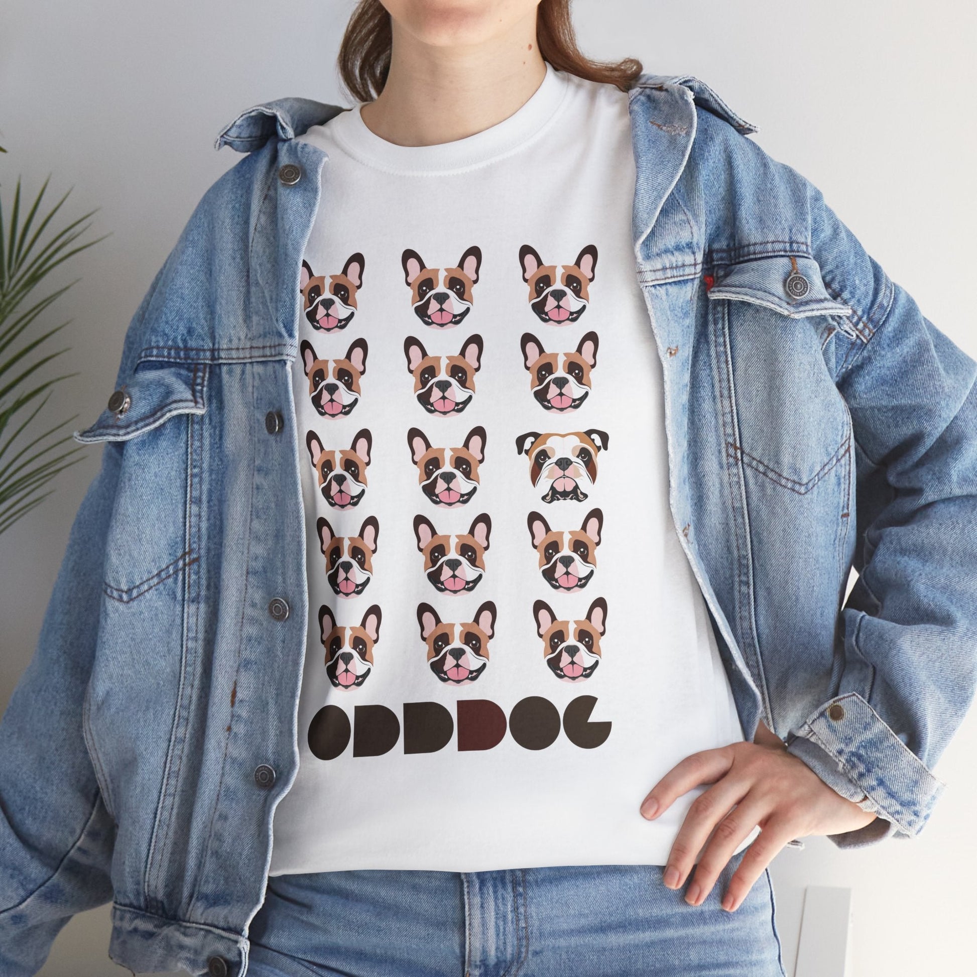 ODD as the French - Unisex Heavy Cotton Tee - ODDDOG