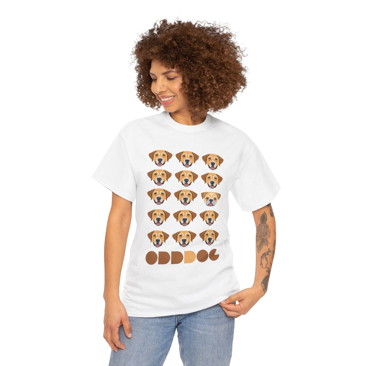 ODD LAB - Unisex Heavy Cotton Tee - ODDDOG