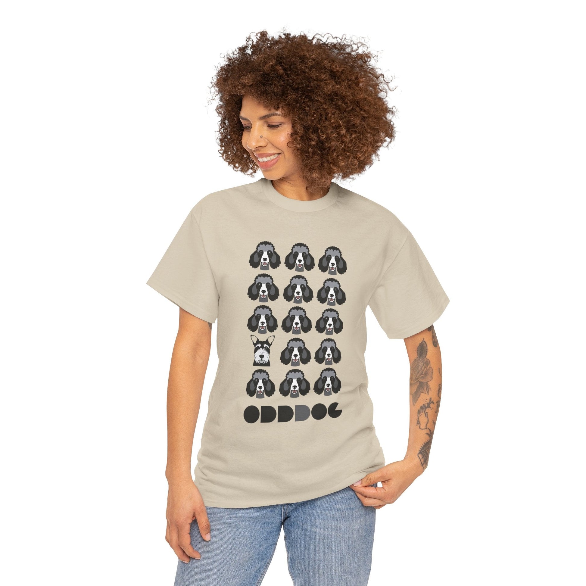 PoODDle - Unisex Heavy Cotton T-Shirt - ODDDOG